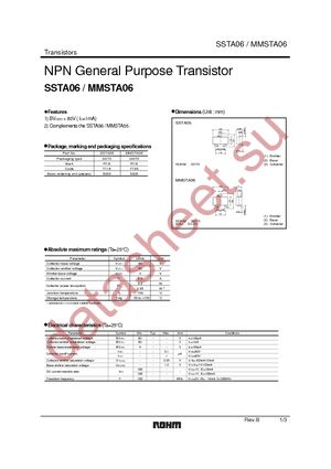 MPSA06T93 datasheet  